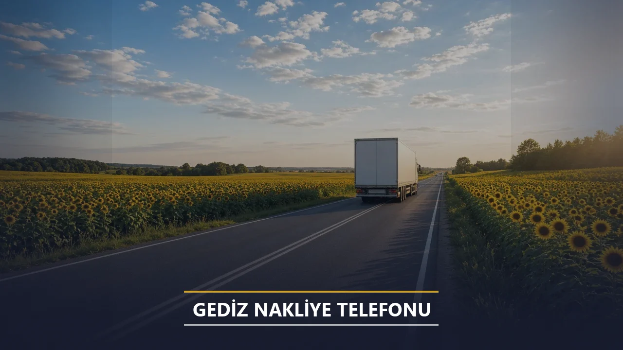 Gediz Nakliye Telefonu
